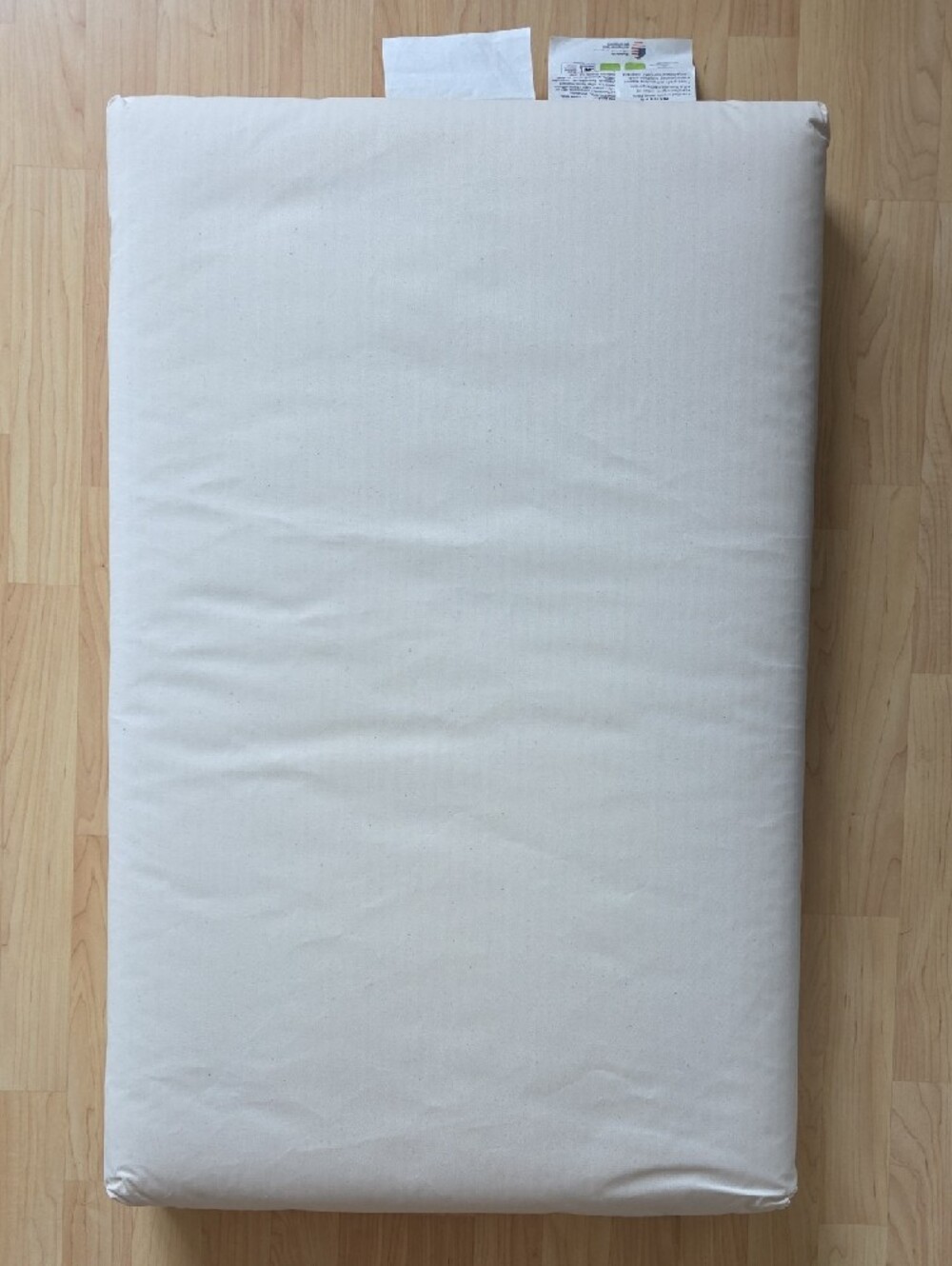Naturepedic organic breathable mini crib mattress & Cover - Picture 3 of 9